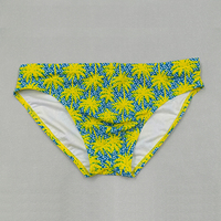 Maillot de bain imprimé sur mesure pour homme, couleur unie, séchage rapide, Speedos