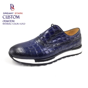 Dreamy Strark 2024 Chaussures de marche personnalisées en cuir pour hommes, style décontracté, chaussures de luxe décontractées respirantes, chaussures de loisirs - Product Image 3