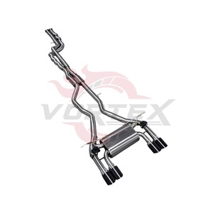 ท่อไอเสีย Vortex Premium สแตนเลสสตีลแบบ Valvetronic ความยาวเท่ากันสำหรับ BMW F80 M3 F82 F83 M4 S55 Catback - Product Image 3