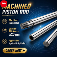 Tige de piston de vérin hydraulique en acier au carbone chromé S45C CK45 avec certificat ISO