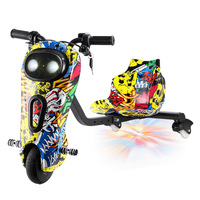 Auto Eléctrico de Derrape para Niños, Triciclo de Equilibrio para Exteriores, Go-Kart de Juguete, 8 kg