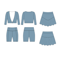 Ensemble de vêtements de sport pour femmes, conception personnalisée, respirant, grande taille, manches longues, dos ouvert, combinaison de yoga, veste de fitness, leggings personnalisés