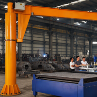 Grue à flèche articulée OLG avec palan électrique, capacité de levage de 2 tonnes en acier pour atelier