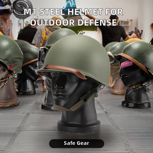 M1 acciaio Sport casco di sicurezza essenziale di difesa personale per le attività all'aperto - Product Image 3