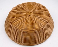 Panier à pain rond en plastique PP multifonctionnel, moderne et écologique pour la cuisine