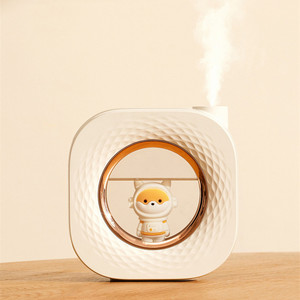 Nuevo <span class=keywords><strong>Humidificador</strong></span> Ultrasónico de Dibujos Animados Adorable, Recargable de 1200mAh, Portátil, con Luz Nocturna Cálida y Fría, para Uso en Coche, Bajo Consumo - Product Image 3
