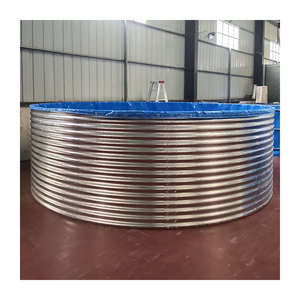 Large plastic fish containers Galvanized steel large commercial fish tanks