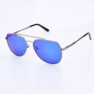 Top Quality Classic Stainless Steel Sunglasses Men Women Real Glass Lenses Luxury Brand for Man Sun Glasses Shades