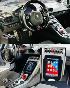 AC Panel <b>Control</b> for Lamborghini Hurricane LP580 LP610 EVO Low Upgrade High Big Screen Maverick 580 Upgrade EVO 610 Big Screen - Product Image 5