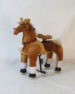 Nhà Máy Trực Tiếp Cưỡi Ngựa Pony Cưỡi Ngựa Chu Kỳ Cưỡi Ngựa Với Bánh Xe Cho Trẻ Em Và Người Lớn