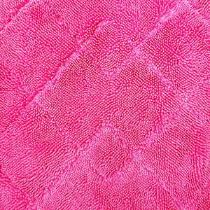 Serviette de lavage de voiture en microfibre 40x60cm, épaisse, absorbante, rouge rose, bord matelassé, chiffon de nettoyage multifonctionnel - Product Image 2