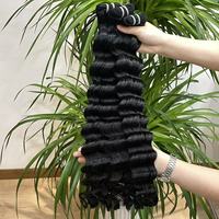 Extensions de Cheveux Humains Bouclés Profonds et Amples, Remy Vietnamiens, Double Trame Faite à la Machine, 100% Cheveux Humains de Haute Qualité