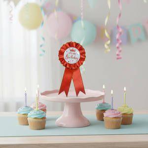 Cinta de satén 100% poliéster personalizada con insignia de graduación y roseta con pin de seguridad para celebraciones de bodas, ecológica - Product Image 3