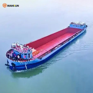 Chiatta da Carico in Acciaio Personalizzata da 50/100/200/300 Tonnellate, Imbarcazione a Corpo Aperto con Motore Diesel per Trasporto Sabbia - Product Image 4
