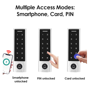 Wifi tuya ứng dụng kiểm soát truy cập Bàn phím 125Khz RFID Đầu đọc thẻ điện khóa mở bàn phím không thấm nước khóa wifi từ xa mở bất cứ nơi nào - Product Image 5