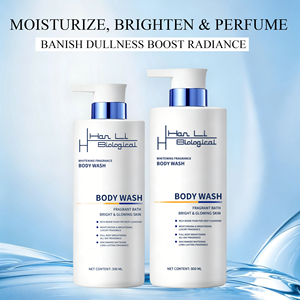 Gel Douche Blanchissant Naturel OEM Marque Privée, Gel Lavant Corporel Moussant Blanchissant, Vente en Gros pour Usage Domestique - Product Image 1