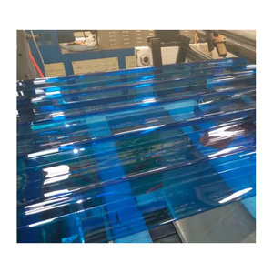 Feuille de toiture en polycarbonate transparent bleu <span class=keywords><strong>lac</strong></span> pour abri d'auto et toit de serre - Product Image 2