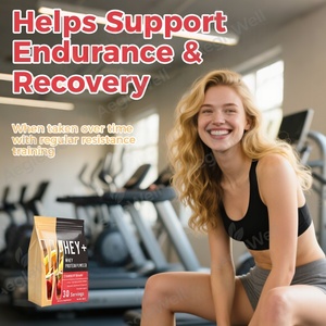 Aeglewell OEM Proteine del Siero di Latte per lo Sviluppo Muscolare BCAA Pre-Allenamento Tutto-in-Uno Gusto Vaniglia Polvere Proteica per Aumento Massa - Product Image 4