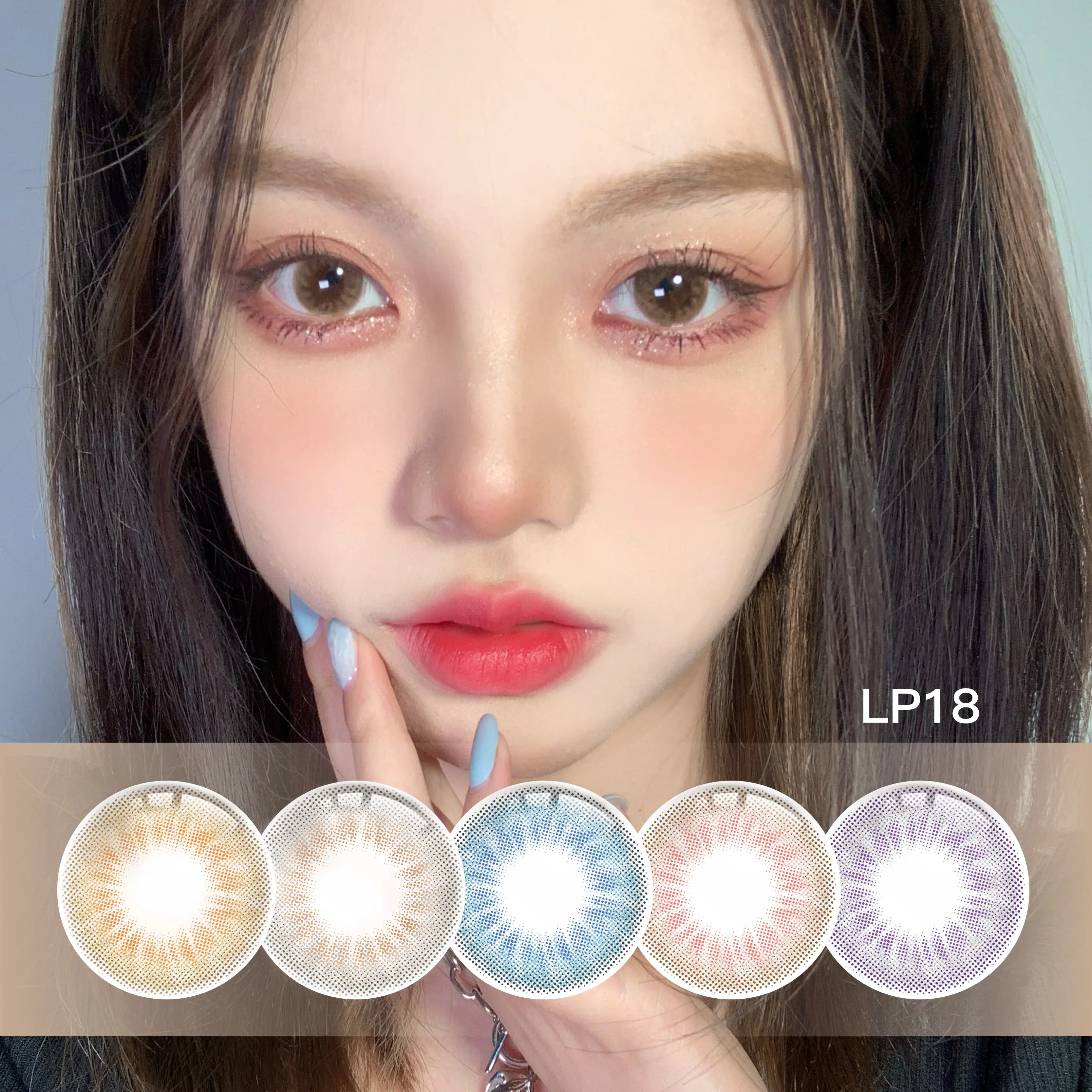 Soft Natural Eye Colored Contacts Lenses Cosmetic Wholesale Color Contact Lens