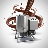 Nouvelle machine à chocolat LST pour boulangerie, en acier inoxydable 304, type vertical, capacité de 50 kg, broyeur de noix et de beurre de pistache à haute performance