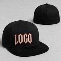 Casquette de baseball structurée à 6 panneaux, style rétro 59, personnalisable, streetwear urbain gothique, broderie 3D, visière incurvée, casquette Dad