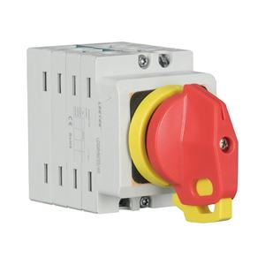 Leeye 4P 1500V <span class=keywords><strong>DC</strong></span> 단일 구멍 형태 절연 스위치 전기 잠금 가능한 절연체 스위치 25A - Product Image 2