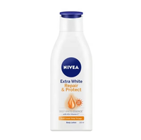 Crème pour le corps Nivea, lotion extra blanchissante, hydratante et réparatrice de nuit, protection blanchissante, vitamine E et C, pour femmes adultes, tous types de peau