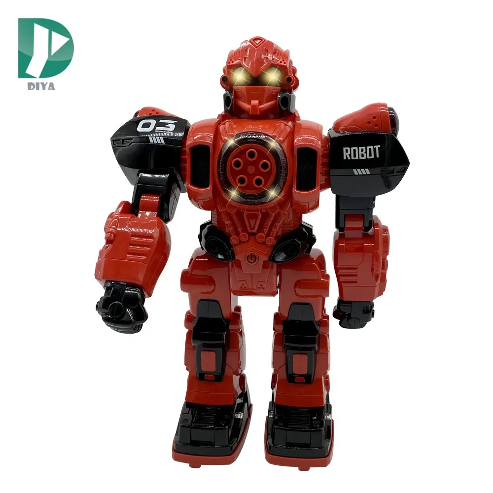 Planet warrior dancing remote control robot fighting toys bullet shooting robot rc toy