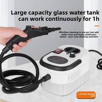 Nettoyeur vapeur multifonctionnel électrique domestique 2500W haute température 3 bars de pression avec réservoir d'eau de 1200ml pour les taches