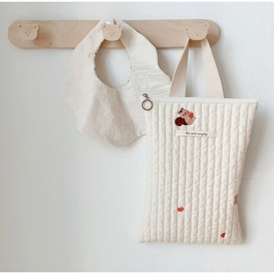 Bebek yıkanabilir bezi % saklama çantası pamuk fermuarlı çanta yenidoğan kreş organizatörü anne Nappy değiştirme çantası - Product Image 2