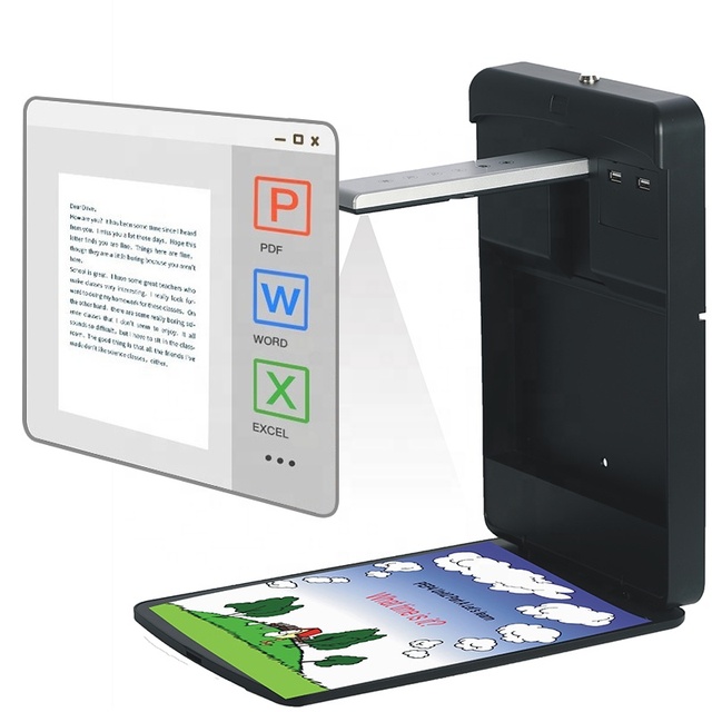 Wall-mounted 16 Million Pixels A3/A4 Smart Whiteboard Visualizer Autofocus Book Document Camera Scanner