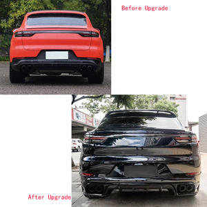 Accesorios de coche Cayenne Coupe Kits de carrocería 9Y0.1 9YB parachoques delantero y trasero montado estilo <span class=keywords><strong>TKT</strong></span> labio cuerpo Kit para Porsche 2018-2023 - Product Image 2