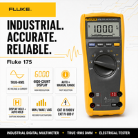   Multimètre numérique industriel 175 True RMS 1000V, testeur électrique alimenté par batterie avec garantie d'un an