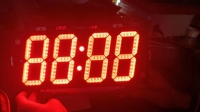 Módulo de visualización de reloj Led de siete segmentos de 4 pulgadas y 100mm de 4 dígitos