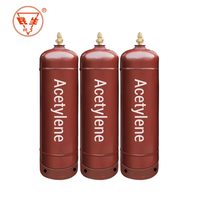 Réservoir de prix de gaz acétylène industriel 40L bouteille de gaz vide à pression spéciale