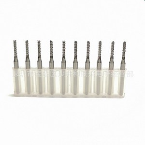 Pcb Milling Cutter Carbide 2 Flutes 10 Mm Cutting Length For Cnc <b>Machining</b> Center - Product Image 1