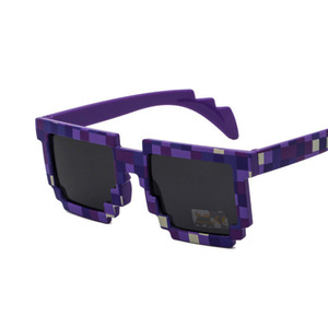 Lunettes <span class=keywords><strong>de</strong></span> <span class=keywords><strong>soleil</strong></span> vintage à pixels 8 bits pour hommes et femmes, <span class=keywords><strong>de</strong></span> <span class=keywords><strong>marque</strong></span>, à prix abordable, style mosaïque, fabriquées en Chine - Product Image 3