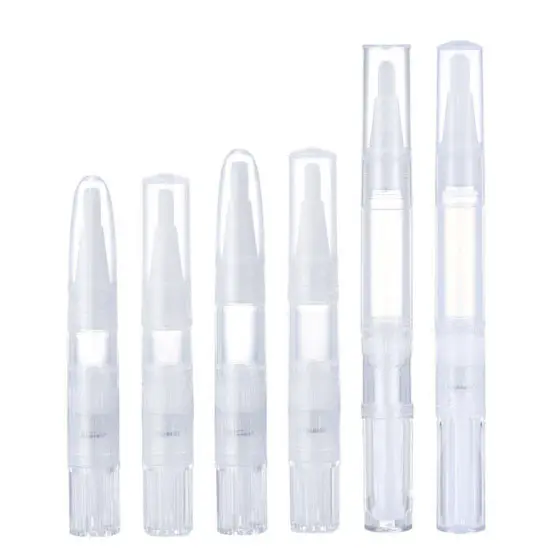 3ml Lip Gloss Tube Cuticle Oil Nail Polish Makeup Accessories Cosmetic Container Empty Twist Pen with Brush