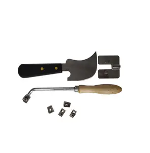 Kit de ferramentas de piso, trimestre de lua, faca p-tipo groover, vinil, instalação de solda, pistola de calor, acessórios de soldador de plástico