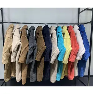 Wholesale OEM Women Sheep Shearing Teddy Coat Warm Fleece Jacket Windbreaker Long Overcoat Winter Wool Fur Coats