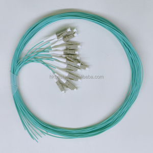 สายใยแก้วนำแสง10g สำหรับ OM3ผลิต12คอร์12คอร์ G652D lc/upc Fiber pigtails - Product Image 1