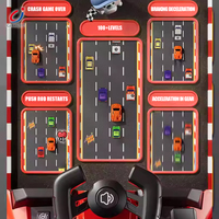 Volant de conduite interactif pour enfants Chengji, jeux de défi amusants, voiture de course électrique interactive, jouet d'aventure pour enfants