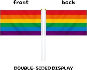 Bandera LGBT Pequeña de Mano, Arcoíris, Orgullo <span class=keywords><strong>No</strong></span> <span class=keywords><strong>Binario</strong></span>, Orgullo Gay, al por Mayor - Product Image 4