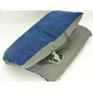Oreiller gonflable en fibre de polyester pour camping-car avec mousse à mémoire de forme, produit breveté de haute qualité pour voiture de tourisme, logo personnalisé - Product Image 1