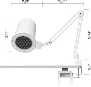 Hot Sale Vacuum Nail Dust Collector for Pedicure With Built-in Dimmable LED Lamp - Product Image 3