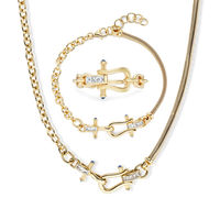 Gemnel Multi-usage Connecteur Breloque Fermoir Horsebit Baguette CZ Topaze Bleue en Argent 925 pour Bracelet, Collier, Bague, Composant de Bijoux DIY