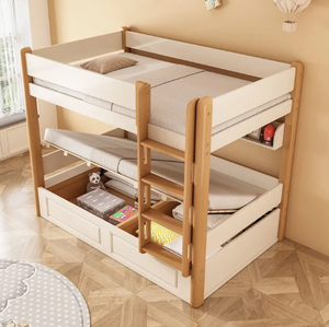 Meubles de chambre à coucher en <span class=keywords><strong>bois</strong></span> avec barrières, <span class=keywords><strong>lit</strong></span> pour enfants, berceau pour bébé - Product Image 6