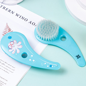 Brosse de nettoyage du visage pour enfants, à poils doux, nettoyage en profondeur manuel, brosse de massage pour le bain des enfants - Product Image 1