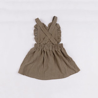 Ensemble décontracté d'été mignon pour enfants, avec short et haut sans manches à volants, imprimé confortable, tenue décontractée pour bébé, taille élégante, costumes pour petites filles