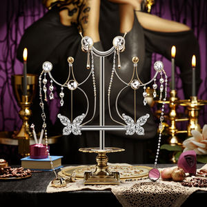 Anillo de Titanio para el <span class=keywords><strong>Pecho</strong></span> con Extremos de Mariposa de Circonio, Joyería de Acero Inoxidable con Recubrimiento PVD para <span class=keywords><strong>Piercing</strong></span> de Pezón, Rosca Externa, para Bodas - Product Image 3